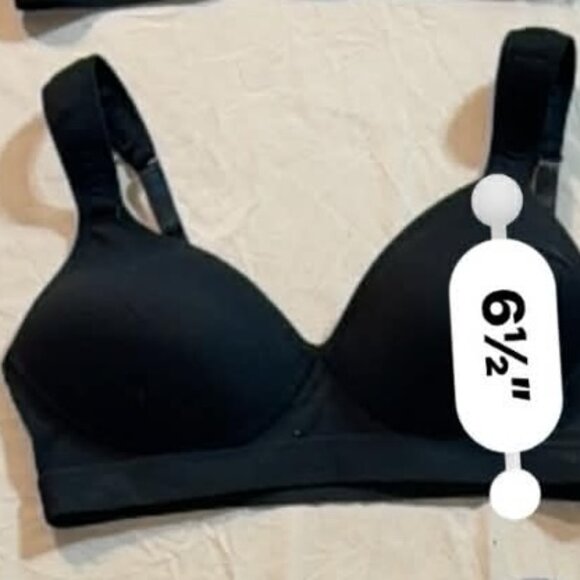 FOUR Zone Pro Lightly Padded Wireless Pullon Bras (white/grey/black) L / 34/36C - Picture 15 of 16